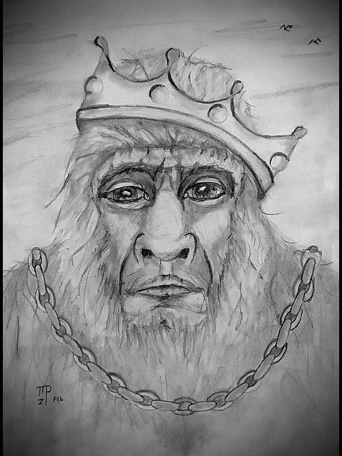 King Cryptid Drawing by Michael Payton - Fine Art America