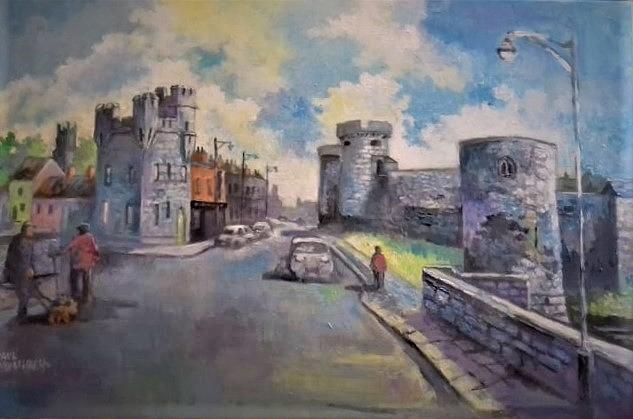 King Johns Castle Limerick Ireland #1 Painting by Paul Weerasekera