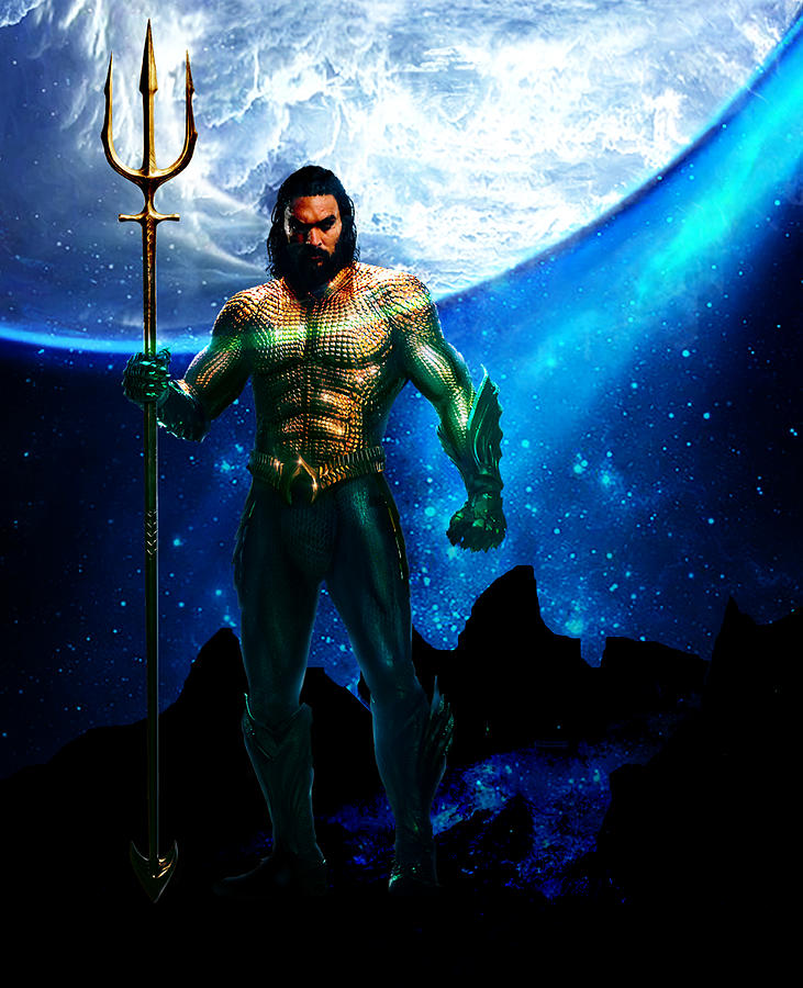 Aquaman 9 Digital Art by Aldane Wynter