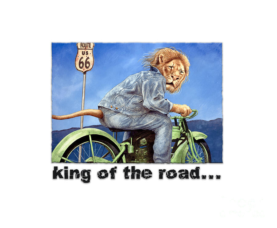 King Of The Road... #3 Painting by Will Bullas