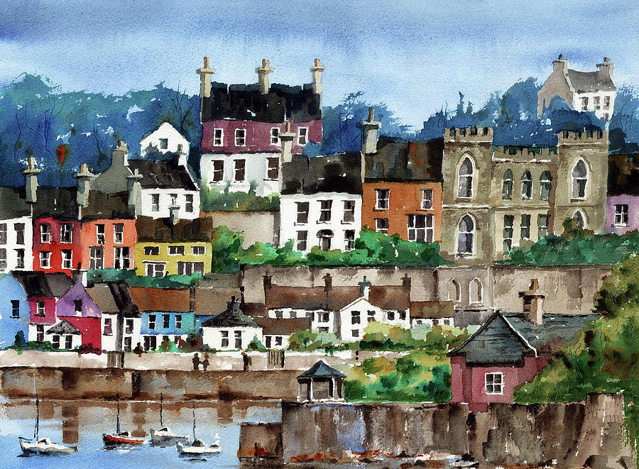 Kinsale Harbour from Scilly #1 Painting by Val Byrne