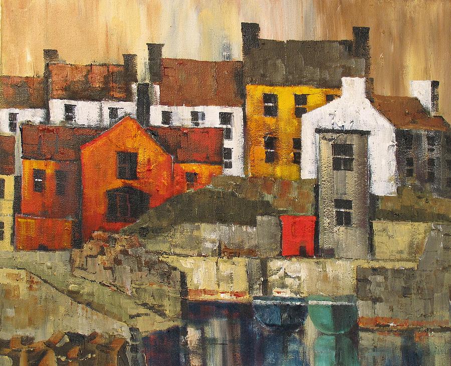 Kinsale Harbour #1 Painting by Val Byrne