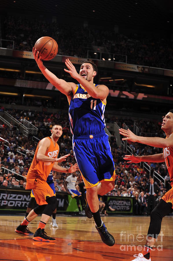 Klay Thompson #1 Photograph by Barry Gossage