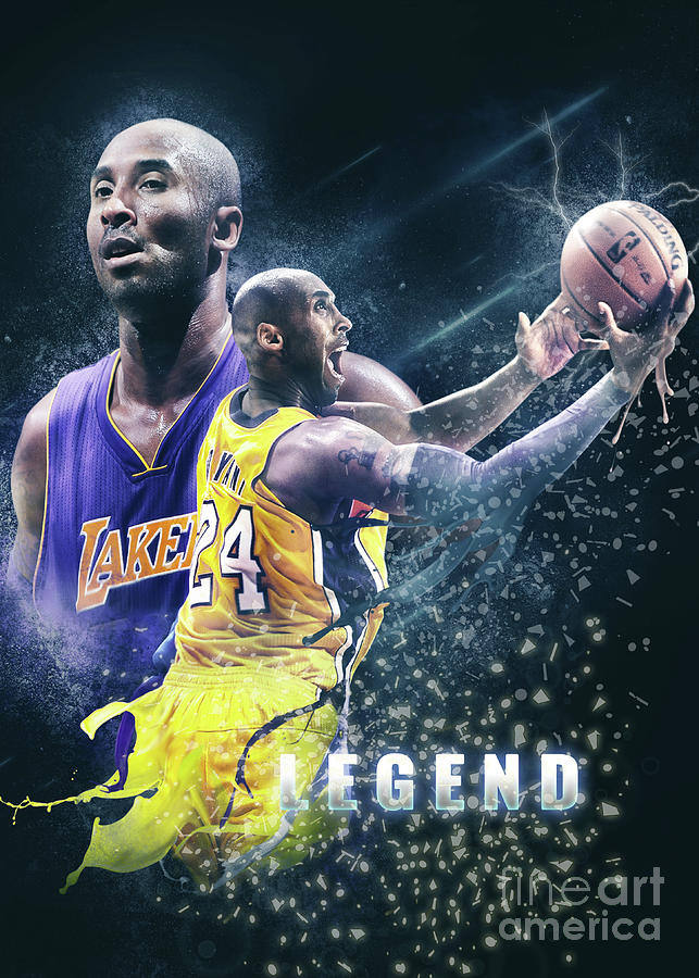 Kobe Bryant Digital Art by Agha Raffi