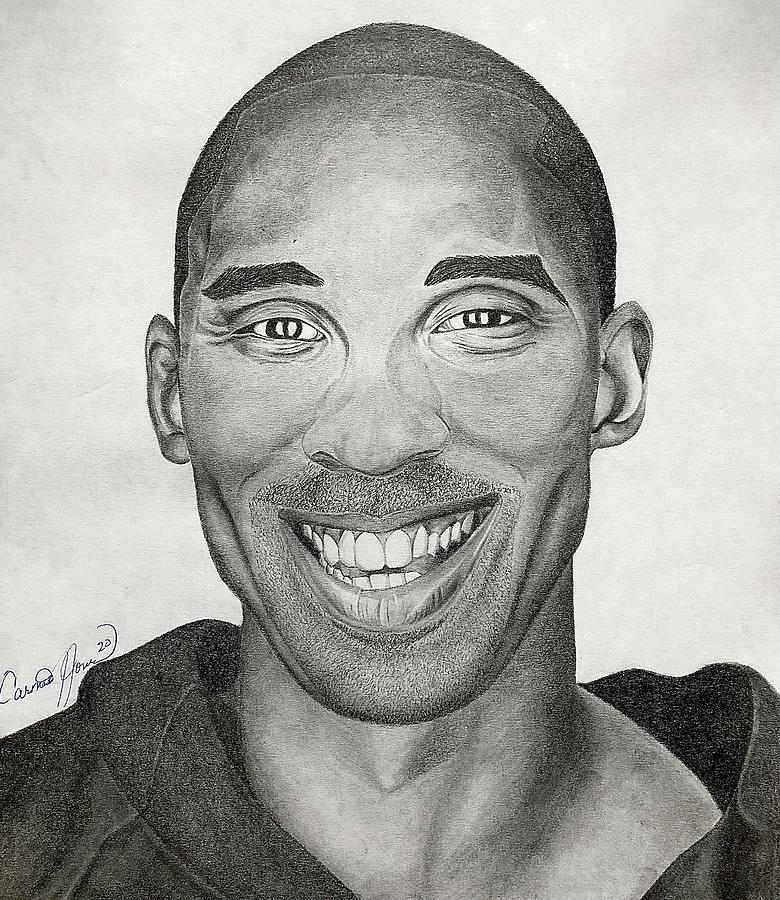 Kobe Bryant Drawing by Carman Jones - Fine Art America