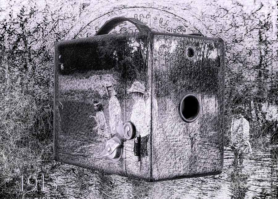 Kodak No. 2 Cartridge Hawk-eye Model C With Ghosts #2 Digital Art by Anthony Ellis