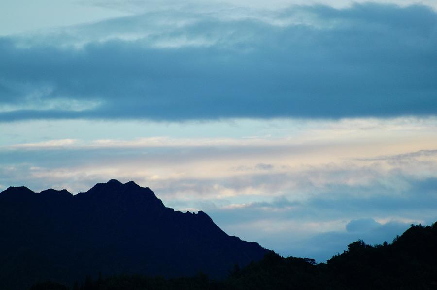 Koolau mountain range silhouette  #1 Photograph by Lehua Pekelo-Stearns