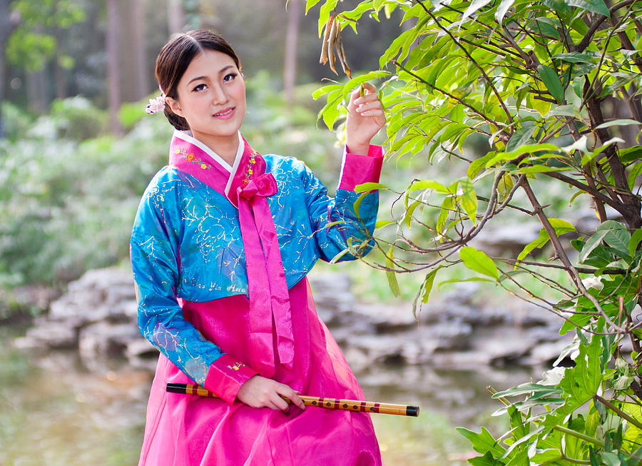 Korean girl #1 Photograph by Huoguangliang