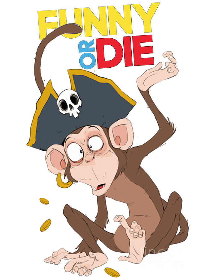 My Cartoon Family - Pirate monkey funny or die Mouse Pad Drawing by Atef  Ali - Pixels