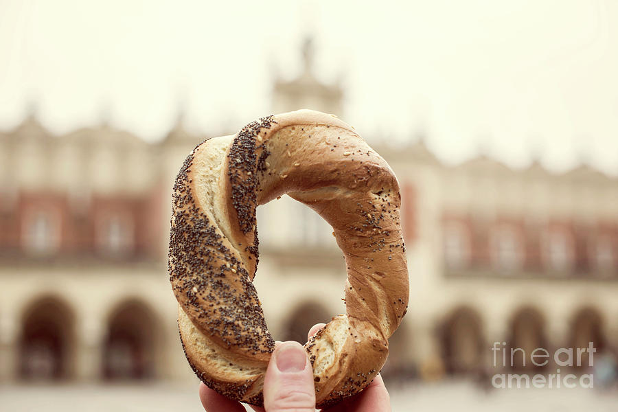 Bread Photograph - Krakow Pretzel #1 by Juli Scalzi