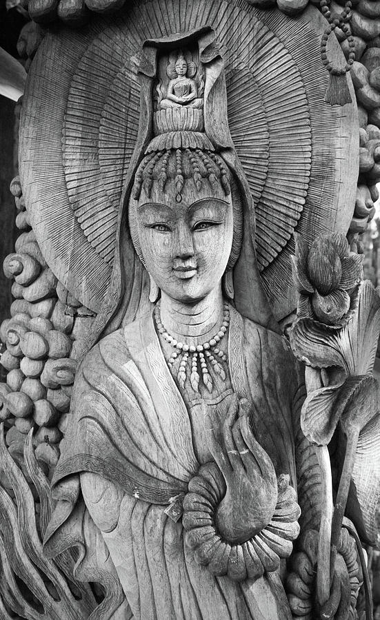 Antique Photograph - Kuan Yin 1 by Apatsara Sirirodchanapanya Antique Photograph - Kuan Yin 1 by Apatsara Sirirodchanapanya