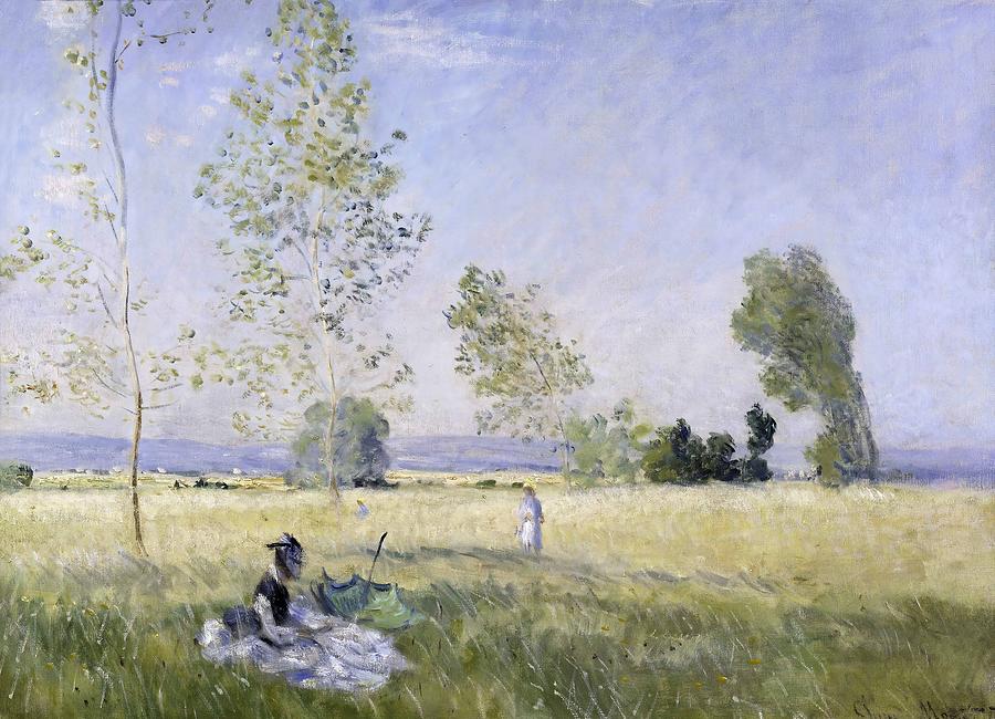 Claude Monet Painting - L Ete  Summer   #1 by Claude Monet