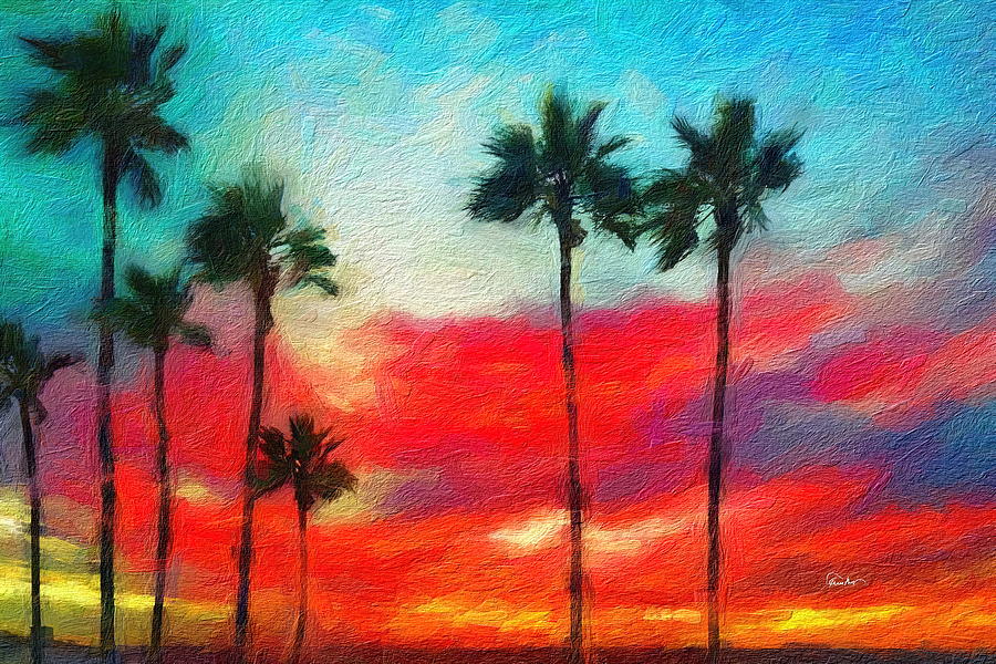 La Jolla Shores Sunset #1 Digital Art by Russ Harris