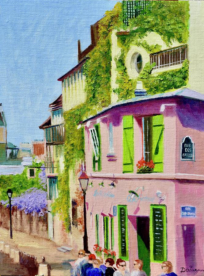 La Maison Rose Montmartre #2 Painting by Dai Wynn