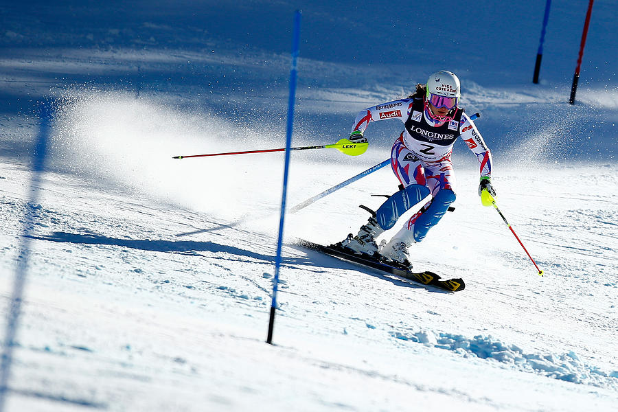 Ladies Alpine Combined - Slalom #1 Photograph by Al Bello