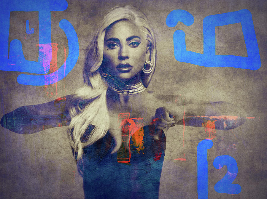 Lady Gaga Digital Art - Lady Gaga #1 by Paul Lovering