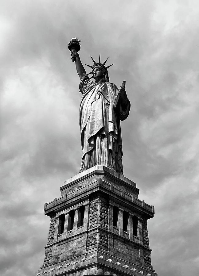 Statue Of Liberty Photograph - Lady Liberty #1 by Pure Escapism