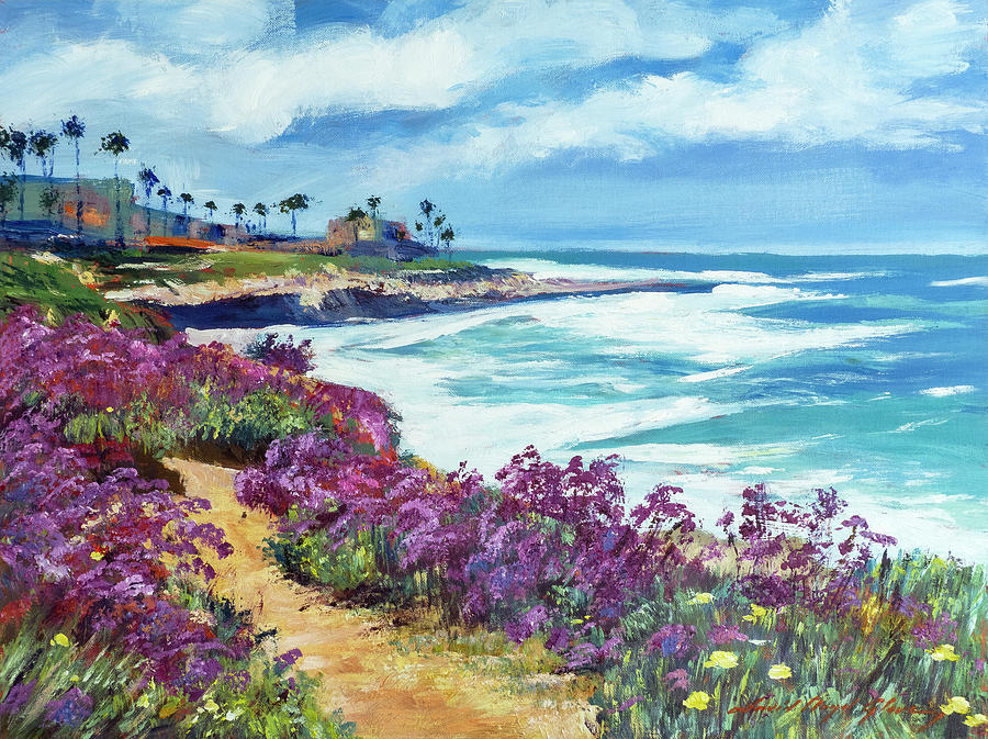 Laguna Shores Painting by David Lloyd Glover
