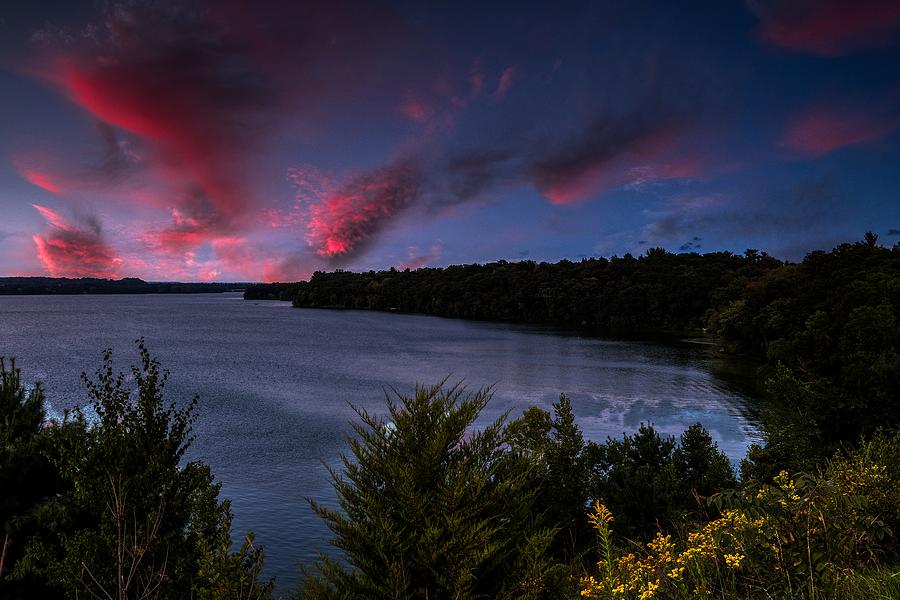 Lake Menomin Sunset Photograph by Mountain Dreams Fine Art America