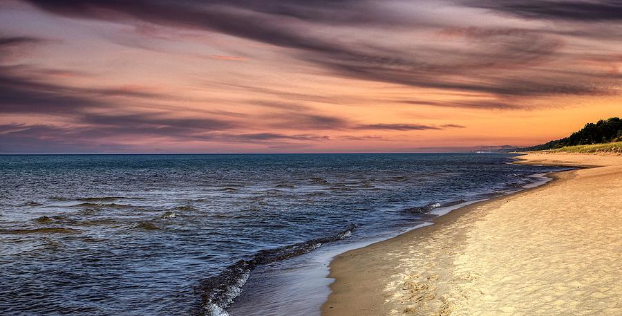 Lake Michigan Photograph - Lake Michigan Sunset #1 by Mountain Dreams