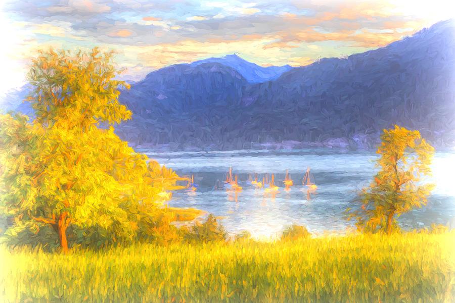 Lake Mondsee Austria Art Photograph
