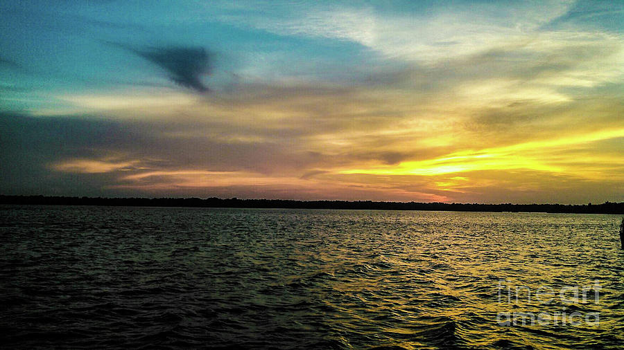 Lake Sunset #1 Photograph by Marc Watkins