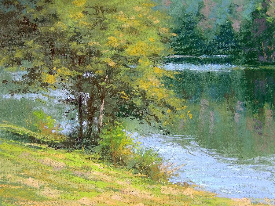 Summer Pastel - Lakeside #1 by Alan Chaney