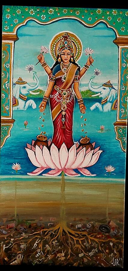 Lakshmi #1 Painting by James RODERICK Lakshmi #1 Painting by James RODERICK