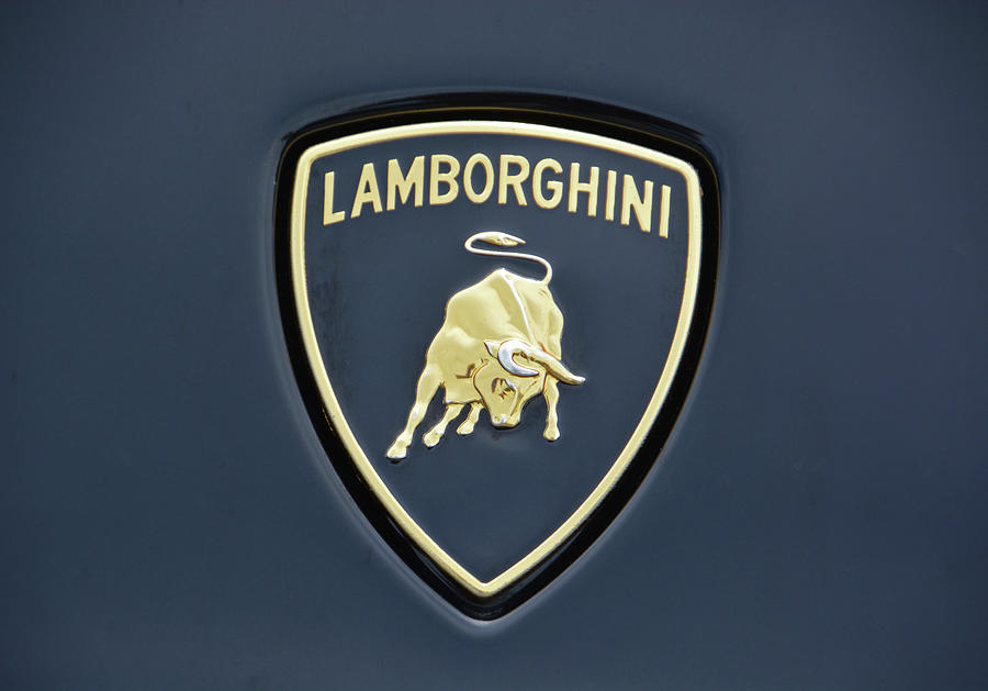 Lamborghini Badge Photograph by Mike Martin - Pixels