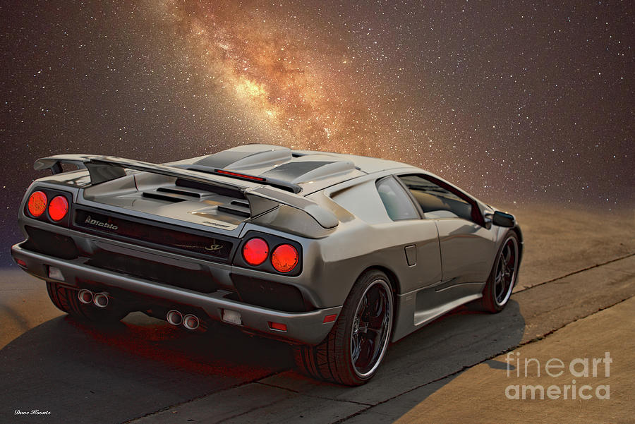 Lamborghini Diablo SV 'Rear View' Photograph by Dave Koontz - Pixels