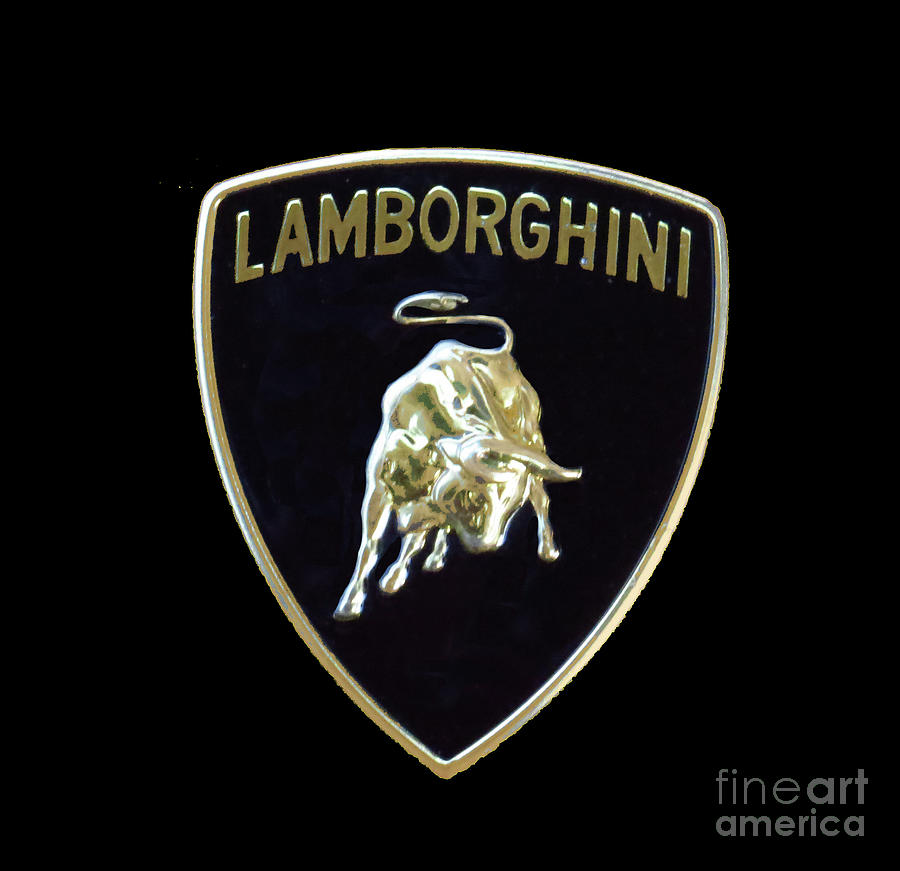 Lamborghini Emblem #1 Photograph by Scott Cameron