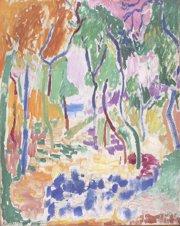 Landscape Near Collioure #2 Painting by Henri Matisse