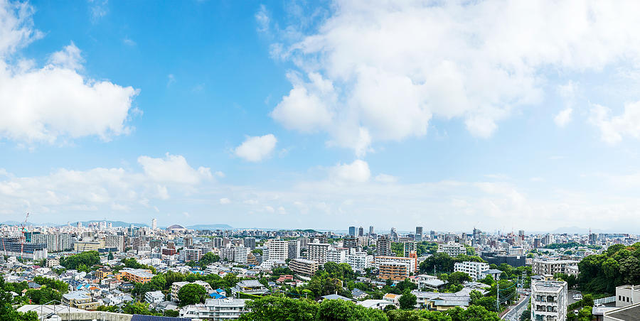 landscape of Fukuoka city #1 Photograph by Kokoroyuki