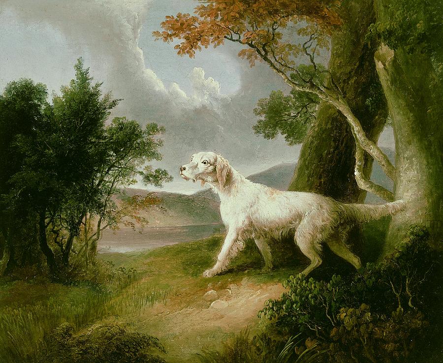 Landscape with Dog #2 Painting by Thomas Doughty
