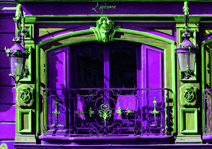 Laperouse Balcony - Purple Photograph by Ron Berezuk