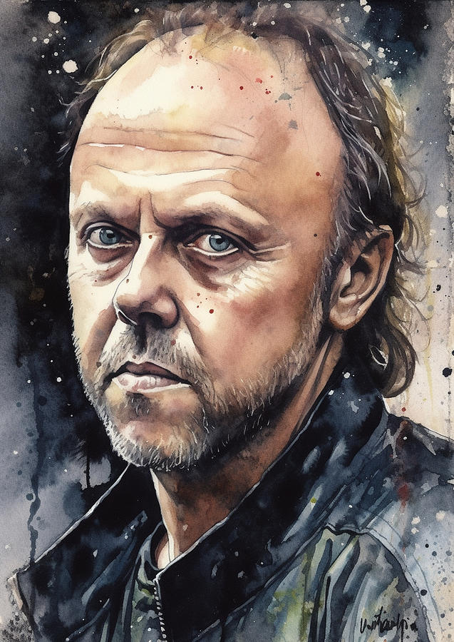 Lars Ulrich Digital Art by Dieu Vuong Kha - Fine Art America