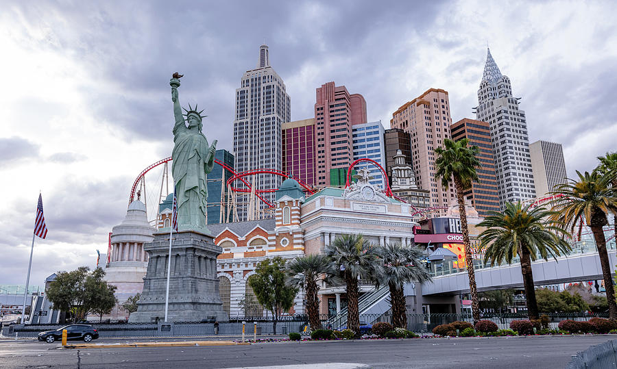 Las Vegas Strip during Coronavirus Pandemic Photograph by Tim