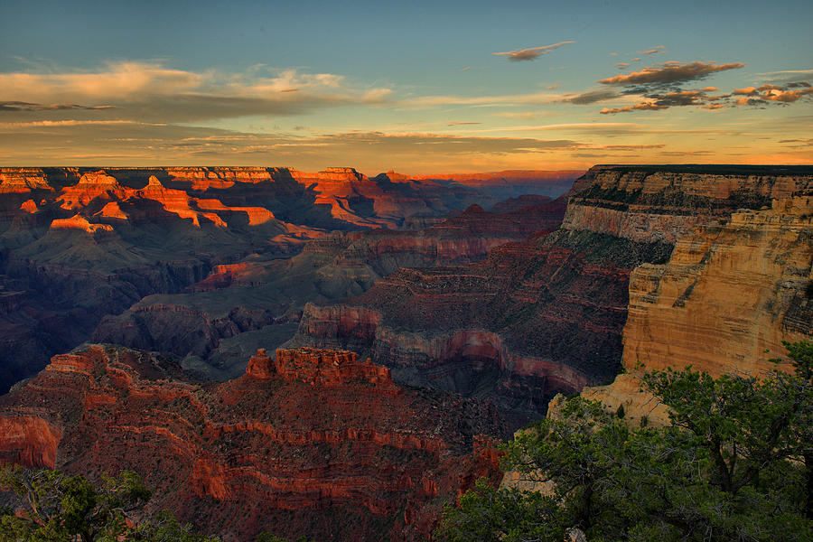 Grand Canyon Late Day Light #1 Photograph by Stephen Vecchiotti