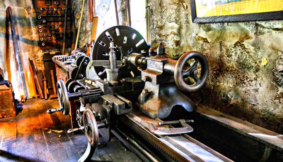 Lathe #1 Photograph by Bill Rogers
