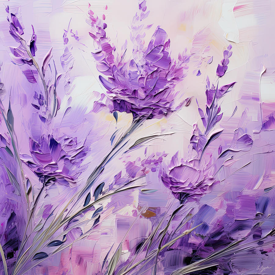 Lavender Art Painting