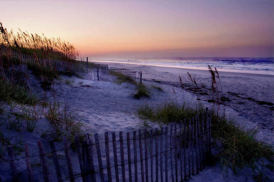 Lavender Beach Sunrise 2 #1 Photograph by Alan Hausenflock