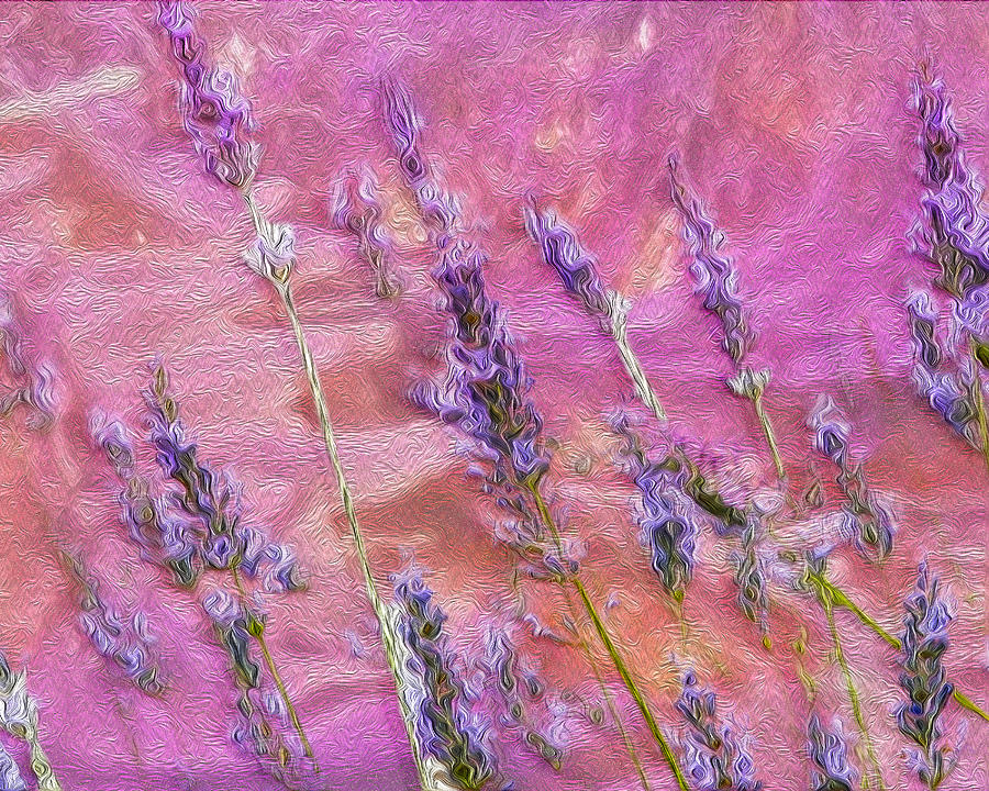 Lavender #1 Mixed Media by Mary Poliquin - Policain Creations