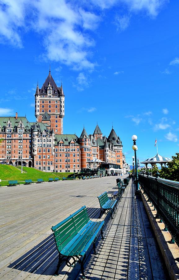 Le Chateau Frontenac Quebec City - Photo by Lucie Dumas #1 Photograph by Lucie Dumas