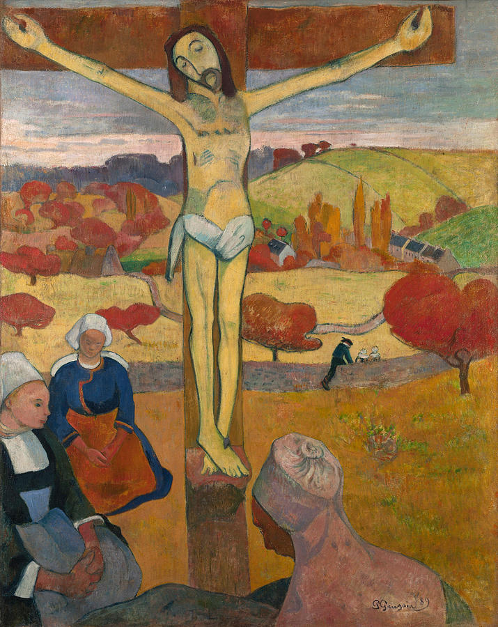 Paul Gauguin Painting - Le Christ jaune  The Yellow Christ   #1 by Paul Gauguin