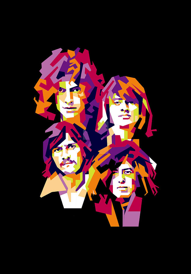 1 Led zeppelin Digital Art by Juuhachigo Juuhachigo - Fine Art America