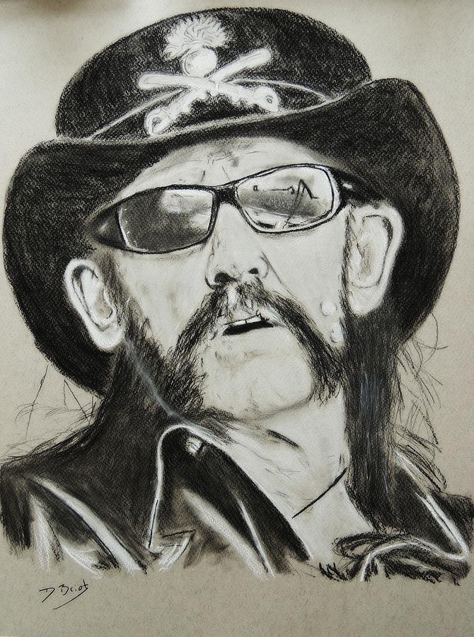 Lemmy Drawing by David Briot | Fine Art America