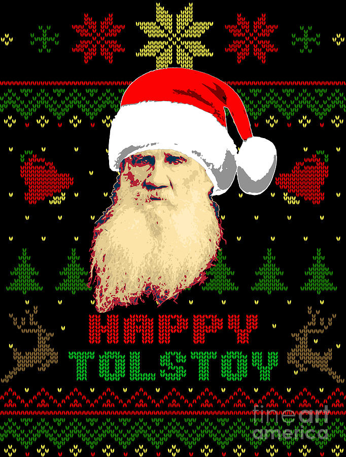 Leo Tolstoy Happy Tolstoy Digital Art by Filip Schpindel - Fine Art America