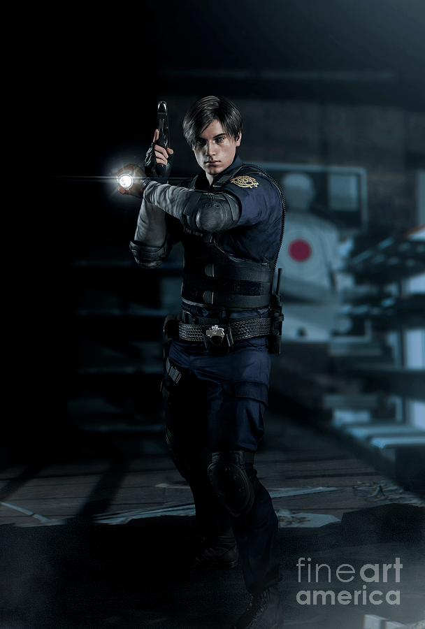 Leon S Kennedy Digital Art by Agassi Sukma - Pixels