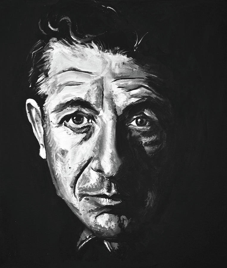 Leonard Cohen #1 Painting by Melissa O Brien