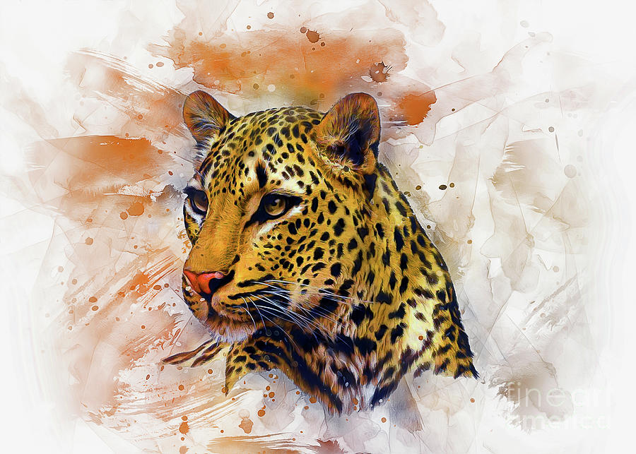 Leopard Art Digital Art by Ian Mitchell - Pixels